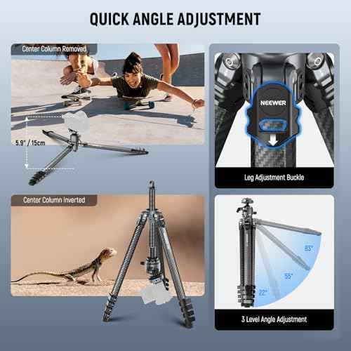 LITETRIP LT38 61" Travel Camera Tripod