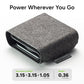 3-in-1 Travel Charger with MagSafe - Portable Wireless Charging Hub, Compatible w/Apple Devices, iPhone 17/16/15/14/13/12 Series, Apple Watch Series 11 to 1 & Ultra, AirPods Pro/3rd Gen, Black