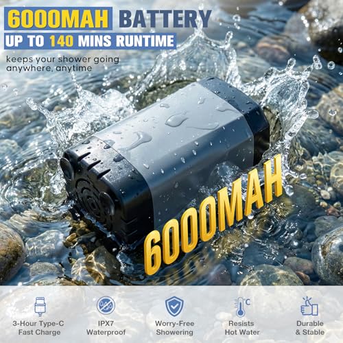 Upgraded Portable Shower with Heater