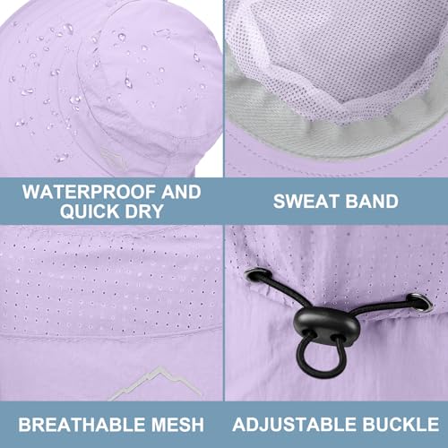 Sun Hat for Men Women with Neck Flap