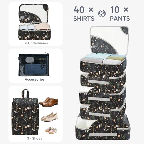 Packing Cubes for Travel (10 Count)