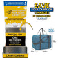 For Spirit Airlines Personal Item Bag 18x14x8 Foldable Travel Duffel Bag Tote Foldie Duffle Carry on Luggage for Women and Men 30L