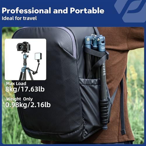 60" Carbon Fiber Camera Travel Tripod