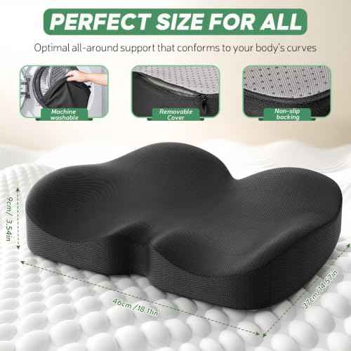Memory Foam Seat Cushion (500 Count)