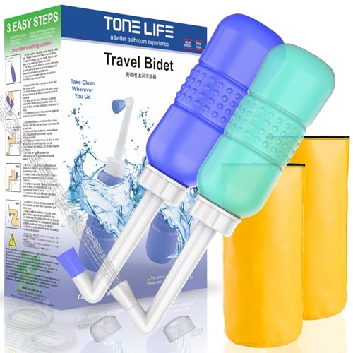 2PCS Blue+Green Peri Bottle for Postpartum Essentials (2 Count)
