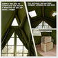 A Frame Inflatable Tent & Waterproof Black