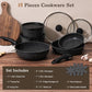 15Pcs Pots and Pans Set Non Stick