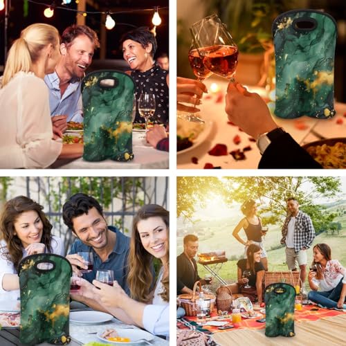 Wine Carrier Tote Personalized Bag for 2 Bottles