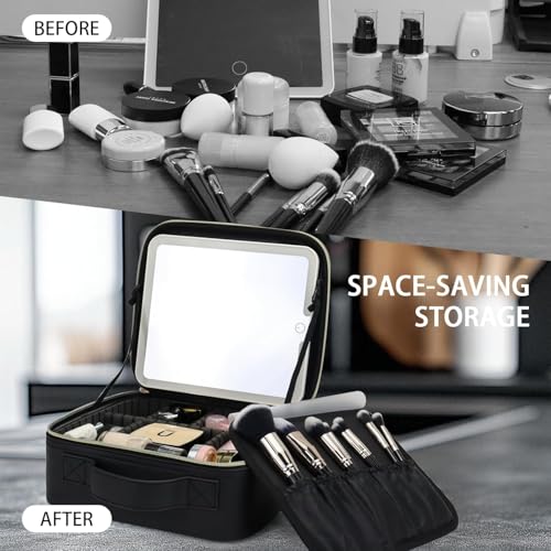 Makeup Bag with Led Mirror
