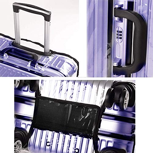 30 Inch PVC Clear Suitcase Cover