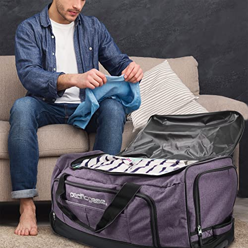 Duffel Bag with Rolling Wheels