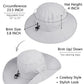 UPF 50+ Wide Brim Sun Hat with Neck Flap