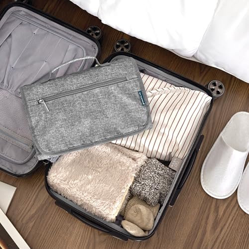 Hanging Toiletry Bag for Women Men Foldable Travel Organizer