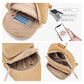 Faux Straw Crossbody Bags for Women Small RFID Summer Sling Bag
