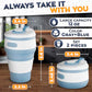 Collapsible Coffee Cup with Lid (2 Count)