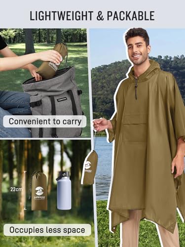 Double Layer Rain Poncho