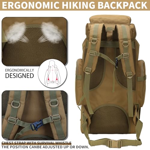 Hiking Backpack for Men 70L