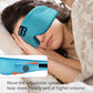 Sleep Headphones Bluetooth Sleep Mask Silk Kids Children Wireless Headband Headphones for Sleeping Travel Adjustable Sleeping Eye Mask with Thin Speaker