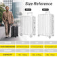 Zipperless Carry On Luggage with Wheels 20 inch Hardshell Suitcase