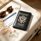Premium Passport Holder for Travel RFID Blocking Passport Cover Slim