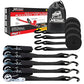 4 PK Ratchet Tie Down Straps (4 Count)