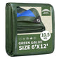 6x12 Feet Tarps Heavy Duty Waterproof 10.5 Mil Outdoor Small Tarp