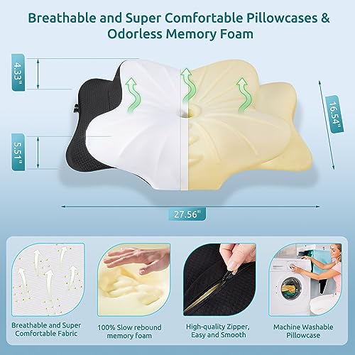 Cervical Pillow for Neck and Shoulder Pain Relief