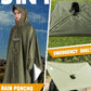 Hooded Rain Poncho for Adult Waterproof Lightweight Raincoat