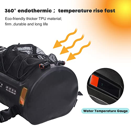 Camping Shower 22L Portable Shower for Camping with Pressure Foot Pump and Hose
