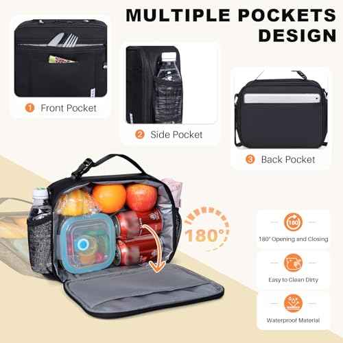 NOL Reusable Insulated Kids Lunch Bag