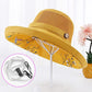 Women Summer Wide Brim Sun Hat Bucket Fishing Hats UV Protection