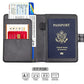 Premium Leather Passport Holder Covers Case