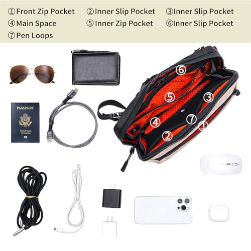 Electronics Organizer Tech Travel Pouch