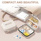 Travel Pill Organizer Box with Medicine Labels (2 Count)