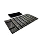 Travel Jewelry Roll Bag Portable Organizer Pouch With Grids&PVC Cover Storage Bags for Necklace