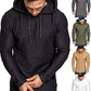 Mens Fashion Athletic Hoodies Sport Sweatshirt Solid Color Fleece Pullover black 3XL
