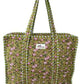 100% Cotton Quilted Tote Bag For Women