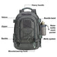 Large Tactical Backpack for Men Military Backpack with DIY System for Travel