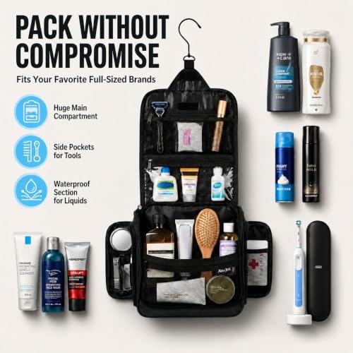 Travel Toiletry Bag for Men