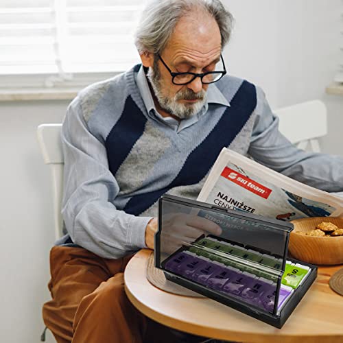Extra Large Weekly Pill Organizer 2 Times a Day