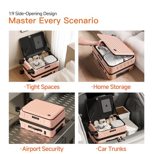 Expandable Lightweight PC Hard Shell Suitcase