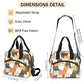 Animal Cat Katten Insulated Lunch Bag for Women Girl Reusable Lunch Tote Box With Shoulder Strap Lightweight Thermal Cooler Meal Prep Bag for Work School Office Picnic (print 18)