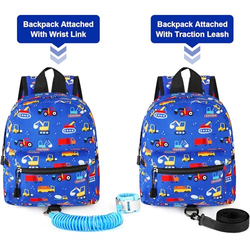 Toddler Backpack Leash with Anti Lost Wrist Link