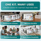 TrekTote Bulk 10 Piece Hygiene Kit Travel Size Toiletries Kit (50 Count)
