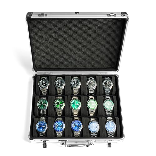 15 slots Watch organizer Case