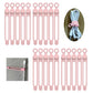 20Pcs Silicone Cable Ties