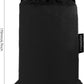 urophylla Inflatable Travel Pillow, Soft Velvet Inflatable Neck Pillow for Traveling, Airplanes, Train, Car, Office with Compact Bag, Breathable Washable Cover, Suit for Adults Sleeping - Black