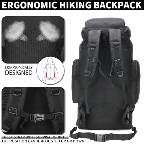 Hiking Backpack for Men 70L