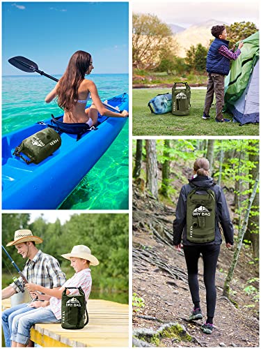 Dry Bag Waterproof Backpack with Phone Case