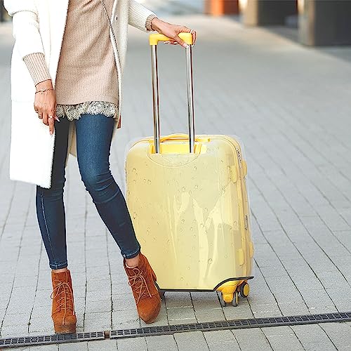 24 Inch Clear Luggage Cover for Suitcase Thickened PVC Waterproof